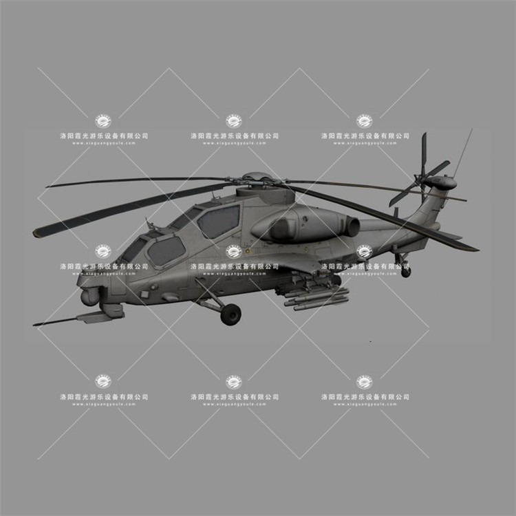 北京武装直升机3D模型